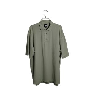 FootJoy FJ XL Green Striped Golf Polo Country Club Performance Shirt